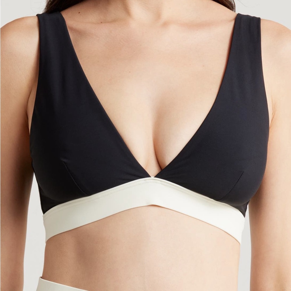 Bondi Born NEW Lya color block bikini top